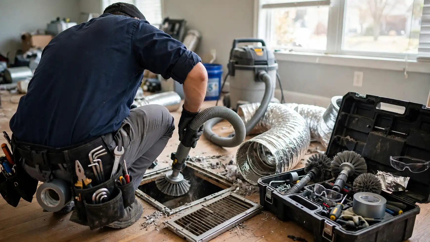 Indoor Air Quality — related heating and cooling work in a home