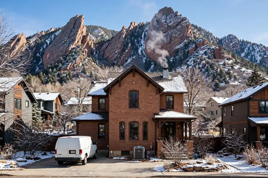 Boulder, CO — the metro skyline and landscape