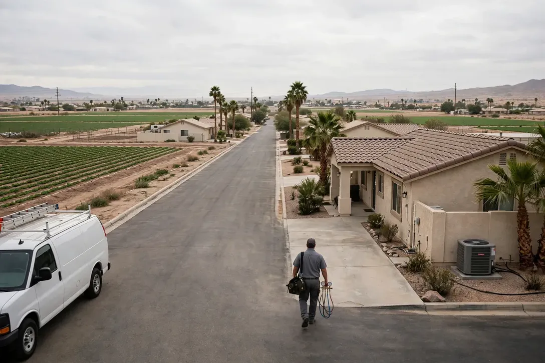El Centro, CA — the metro skyline and landscape