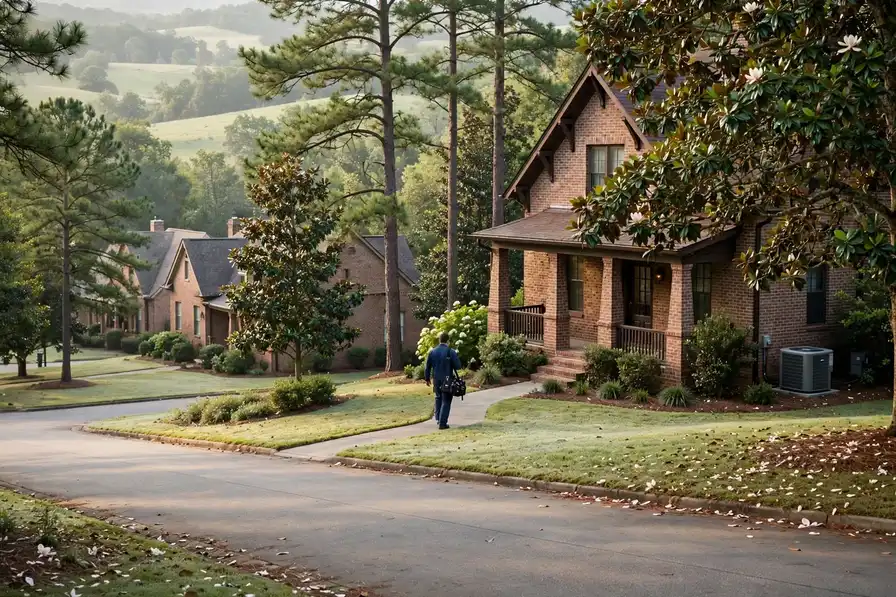 Florence–Muscle Shoals, AL — the metro skyline and landscape
