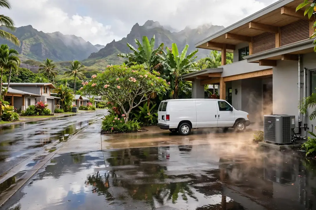 Kahului, HI — the metro skyline and landscape
