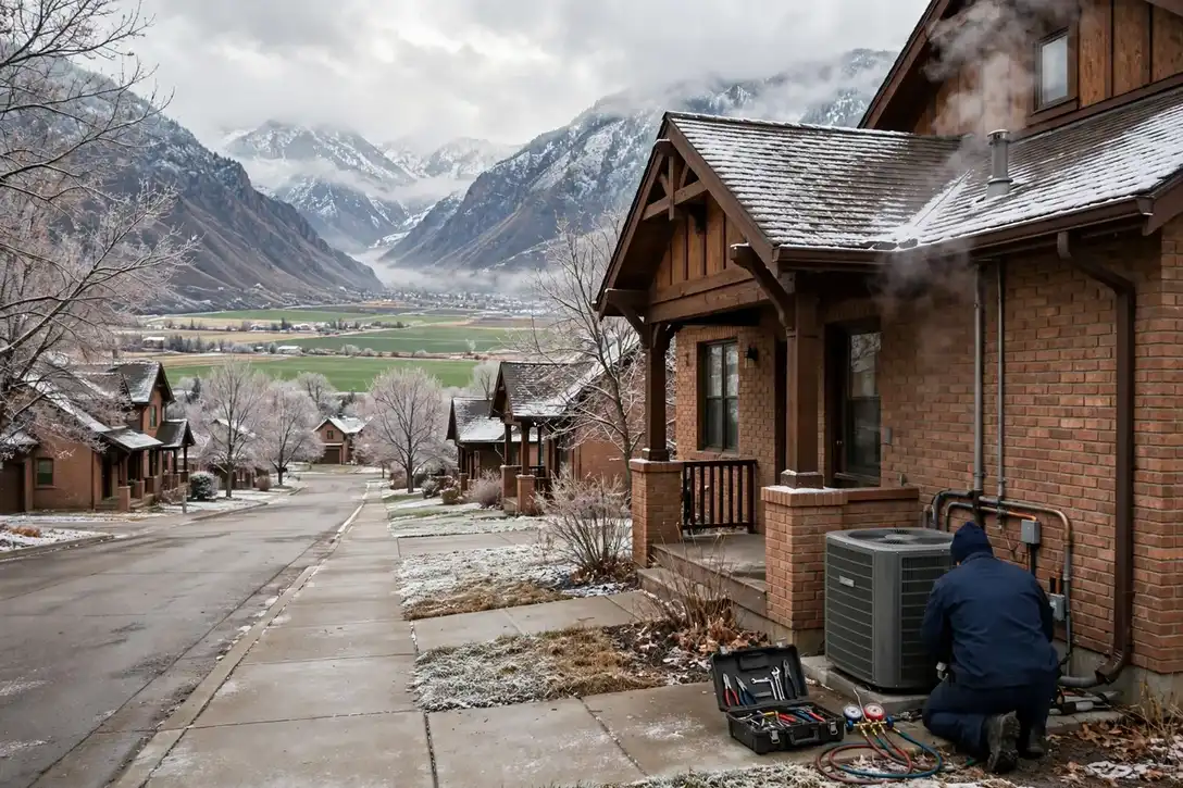 Logan, UT — the metro skyline and landscape