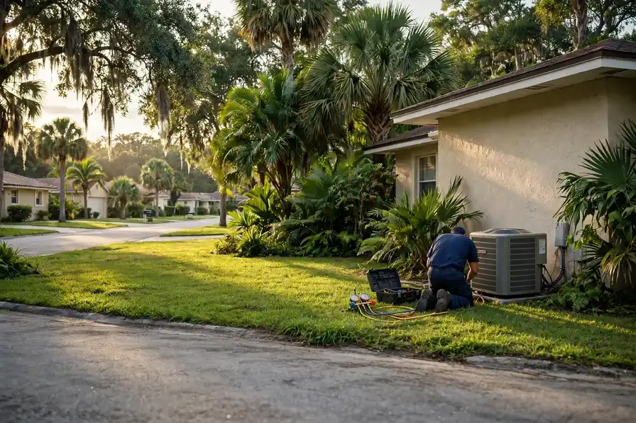 Orlando, FL — the metro skyline and landscape