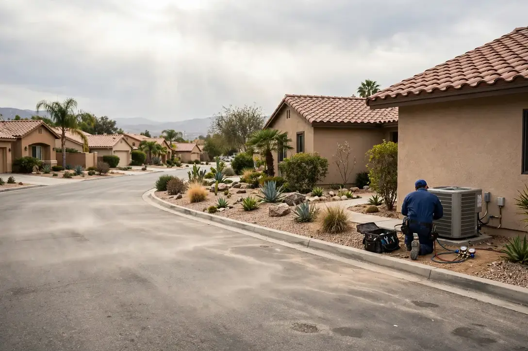 Riverside–San Bernardino, CA — the metro skyline and landscape