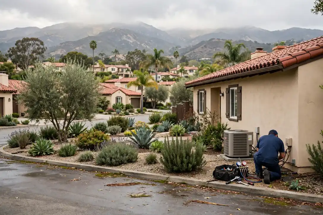 Santa Barbara, CA — the metro skyline and landscape