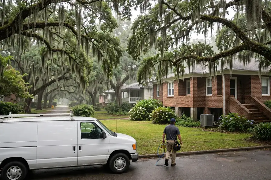 Savannah, GA — the metro skyline and landscape
