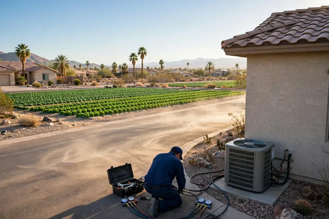 Yuma, AZ — the metro skyline and landscape
